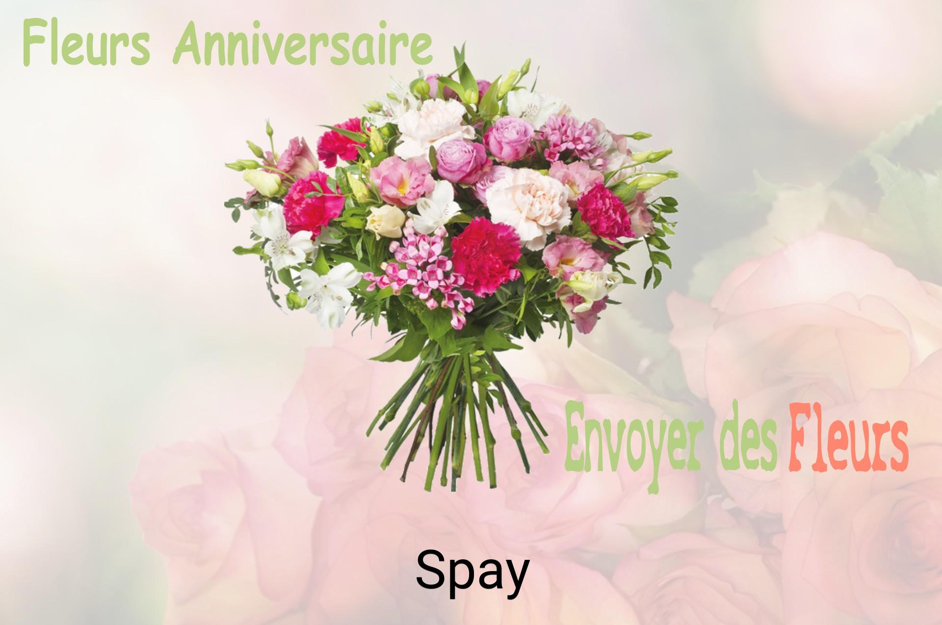 Bouquet de fleurs d’anniversaire livré à Spay